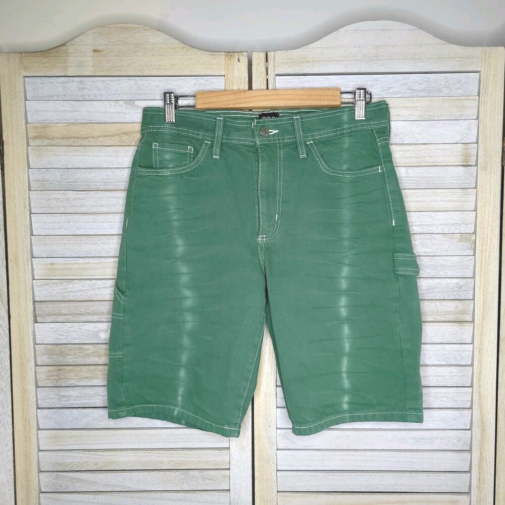 BDG Green Tie Dye Cargo Denim Shorts Urban Outfitters Jean 25 Girlfriend Women’s